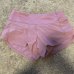 Lululemon Speed Up Short, 2.5”, Size 2, Purple/Pink